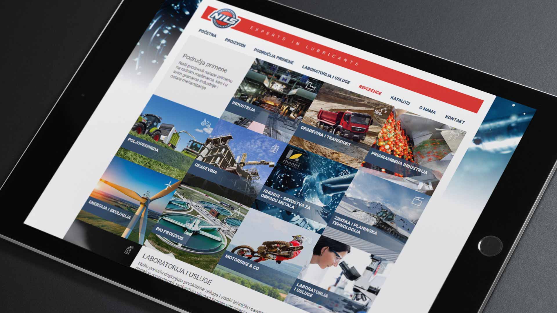 NILS Serbia Website Development