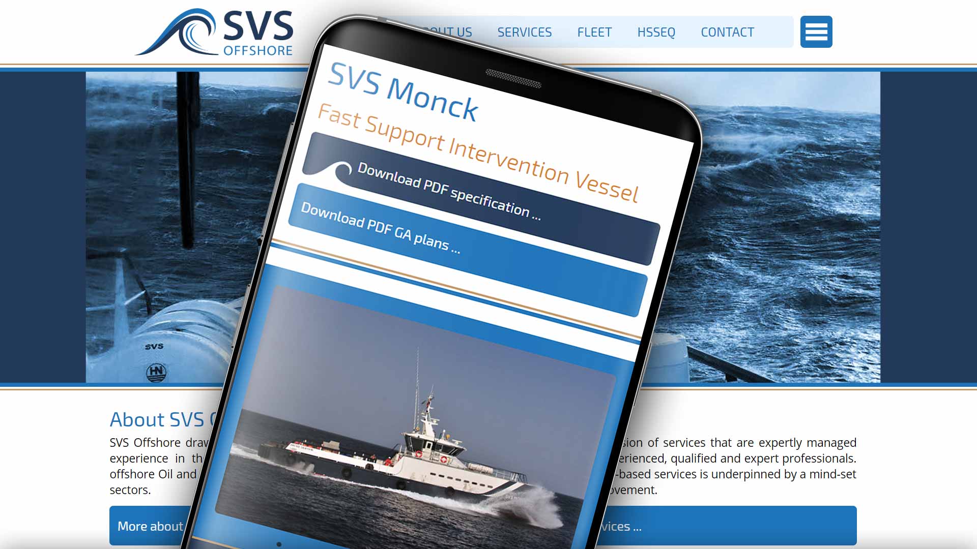 Website Development SVS Offshore